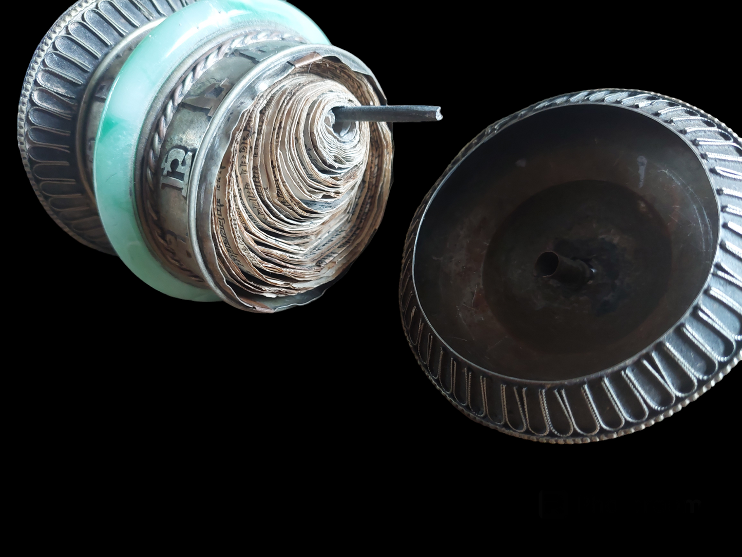 Vintage Tibetan prayer wheel #1