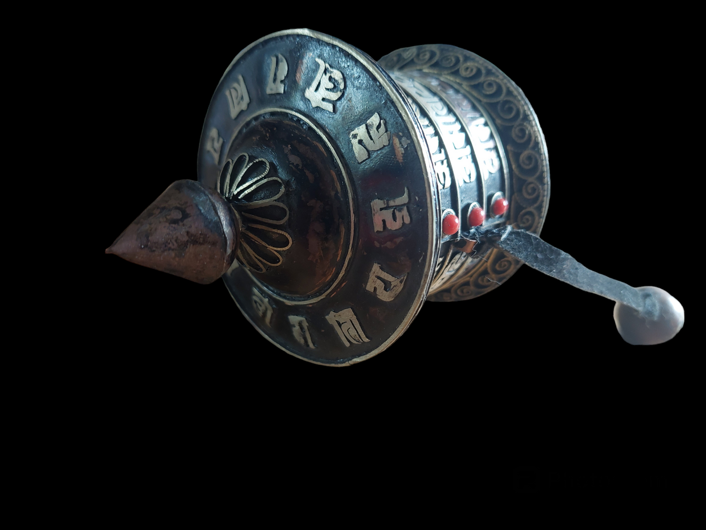Vintage Tibetan prayer wheel #2
