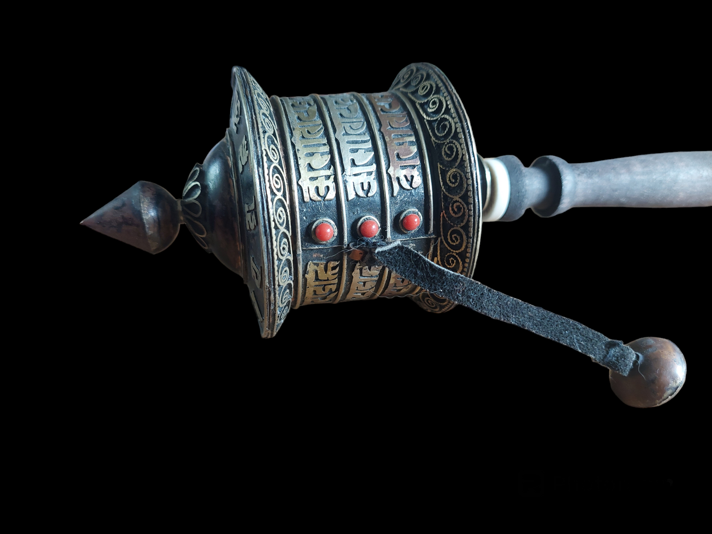 Vintage Tibetan prayer wheel #2