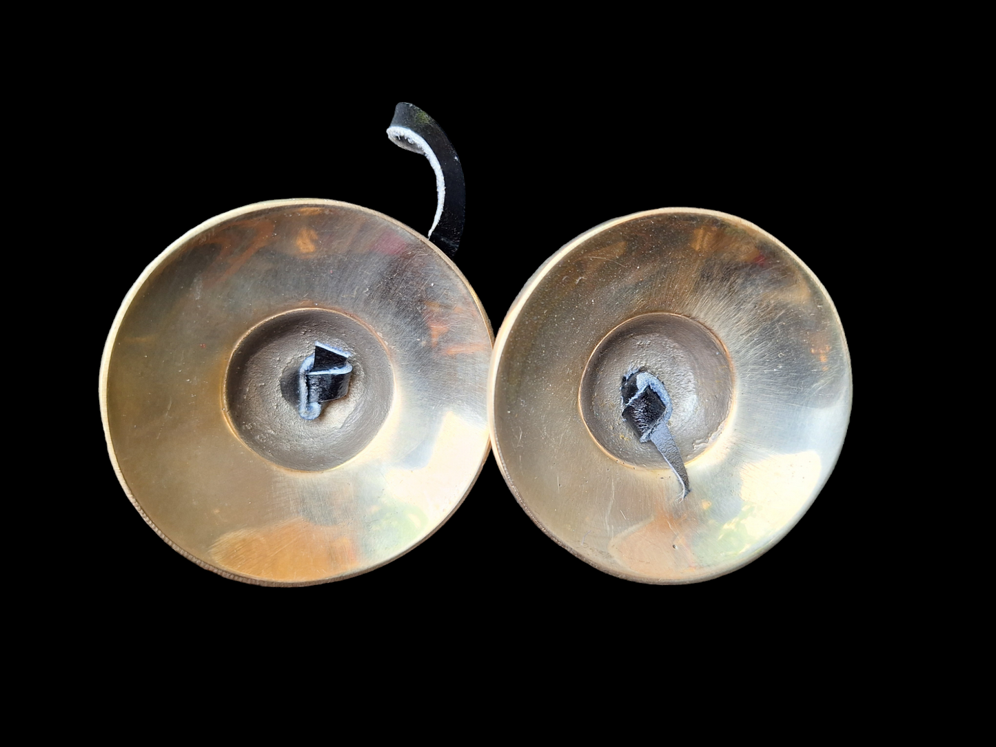 Tingsha bells double dragon, silver color