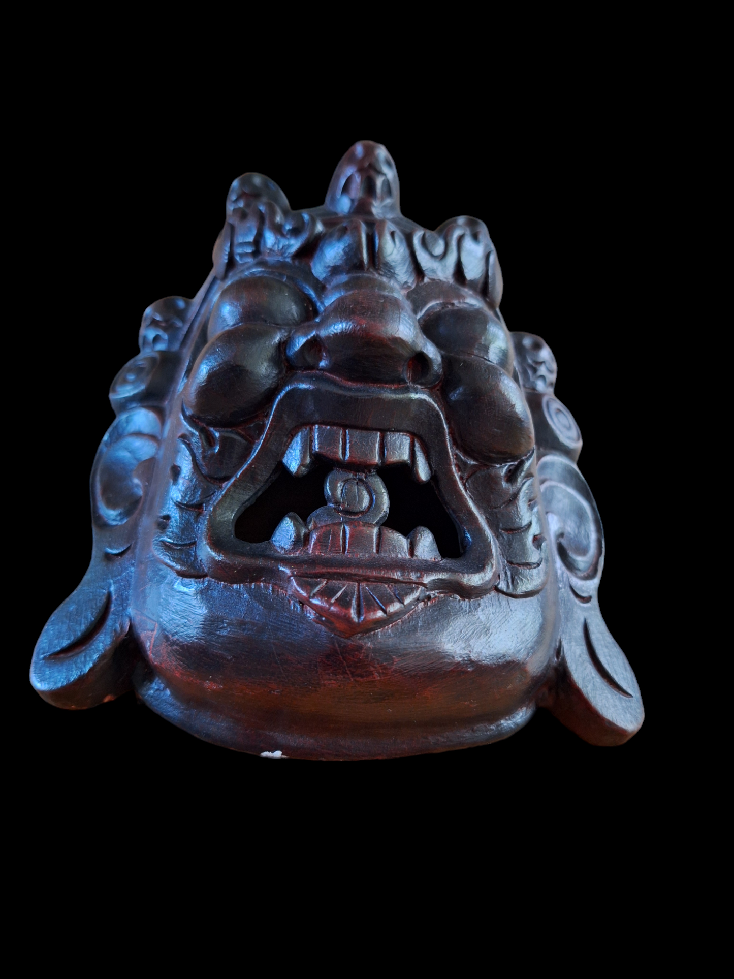 Vintage wooden Mahakala mask #6