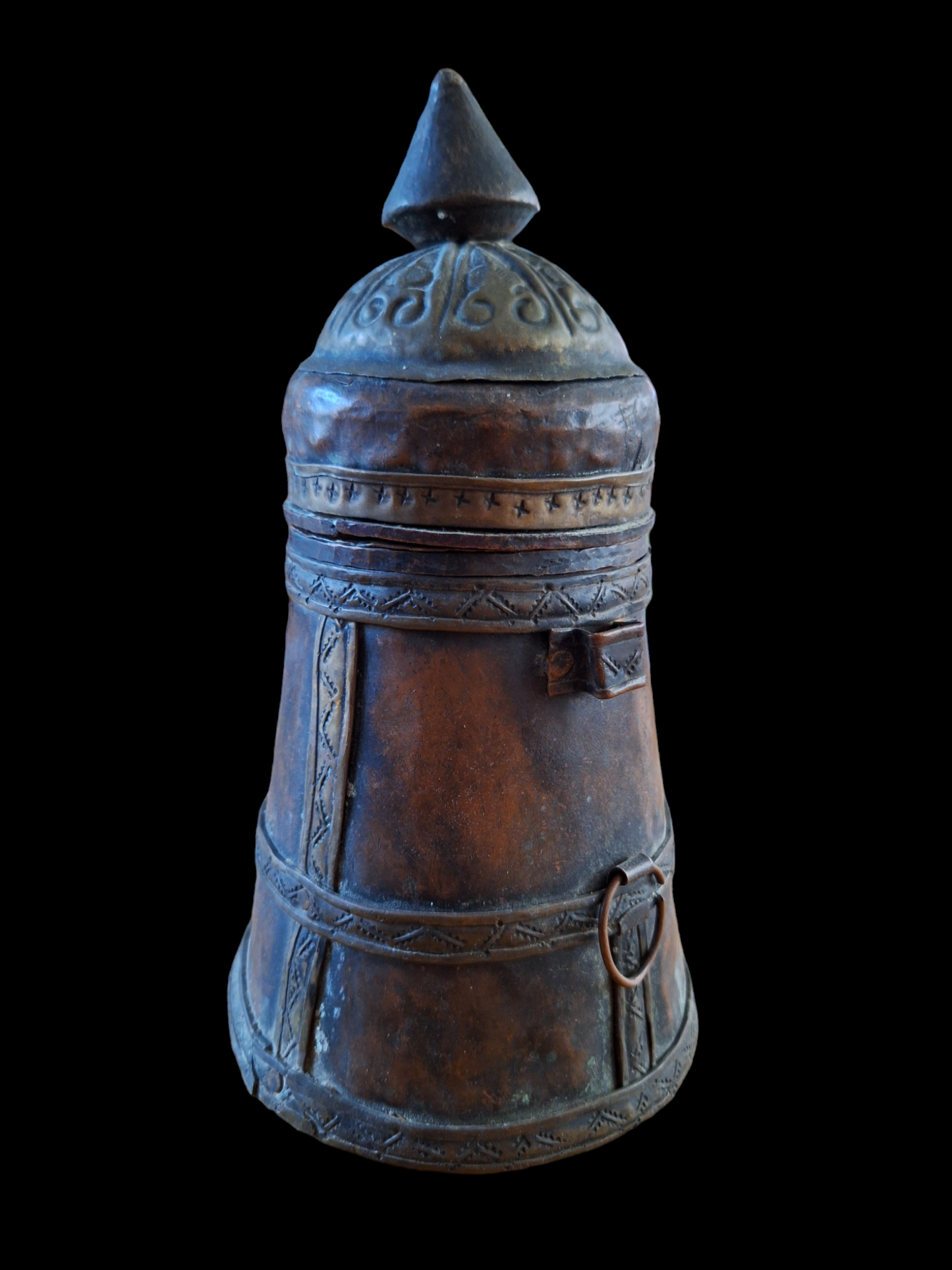 Vintage Tibetan water or offering vessel