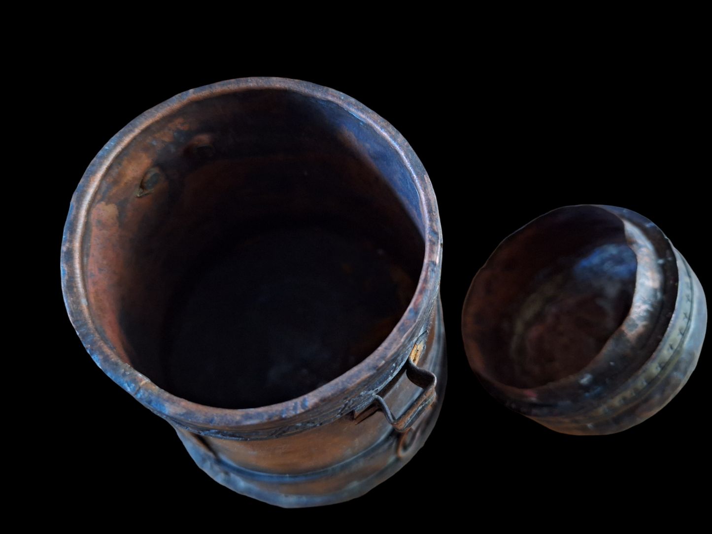Vintage Tibetan water or offering vessel