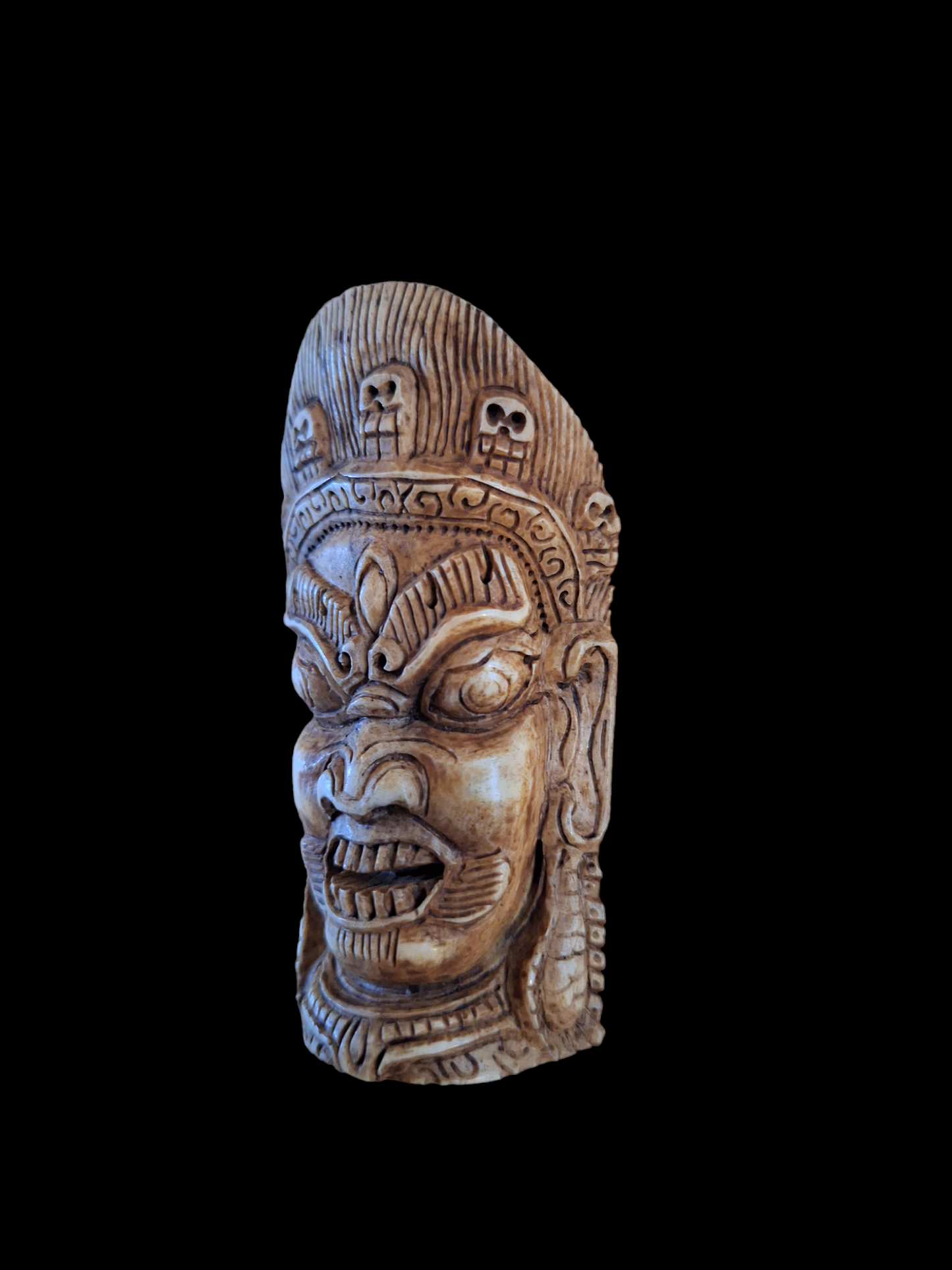Mahakala yak bone carving