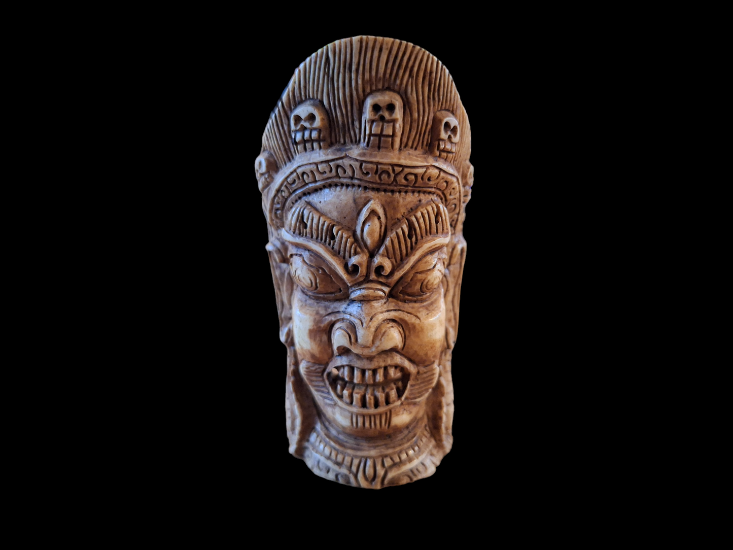 Mahakala yak bone carving