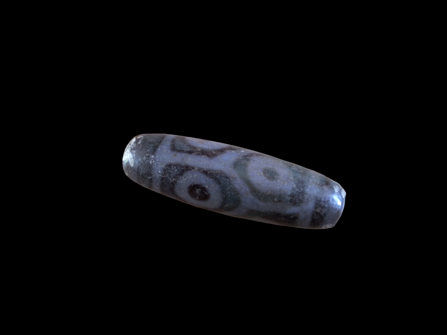 6 eye and turtle back dzi bead #1