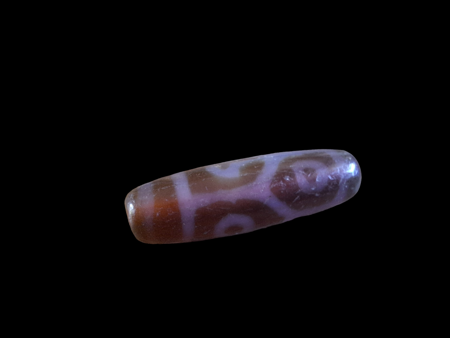 6 eye and turtle back dzi bead #2