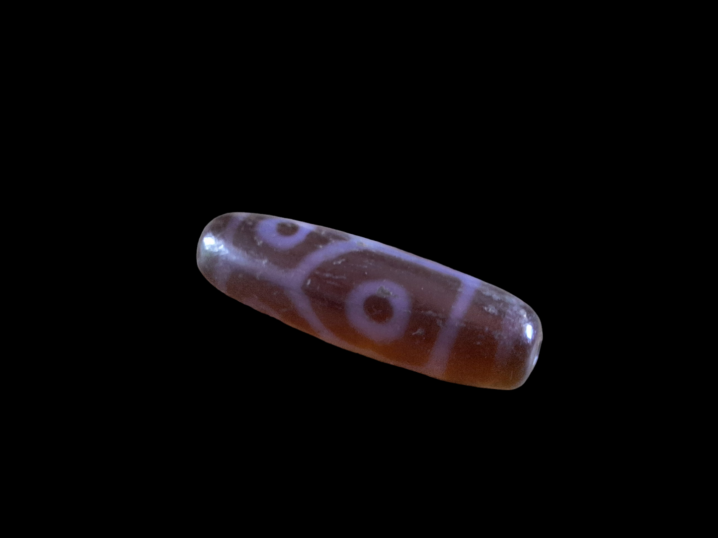 6 eye and turtle back dzi bead #2