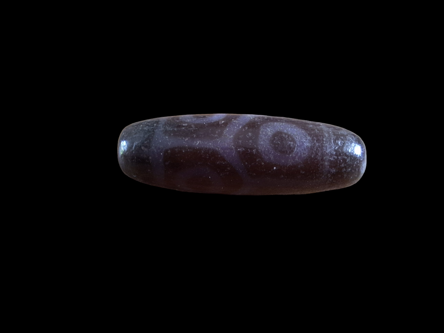 6 eye and turtle back dzi bead #3