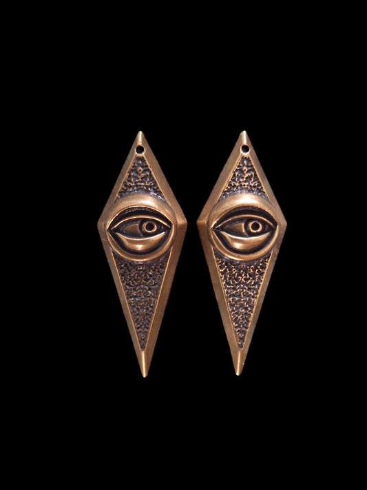 Eye in a rhombus pendant #1