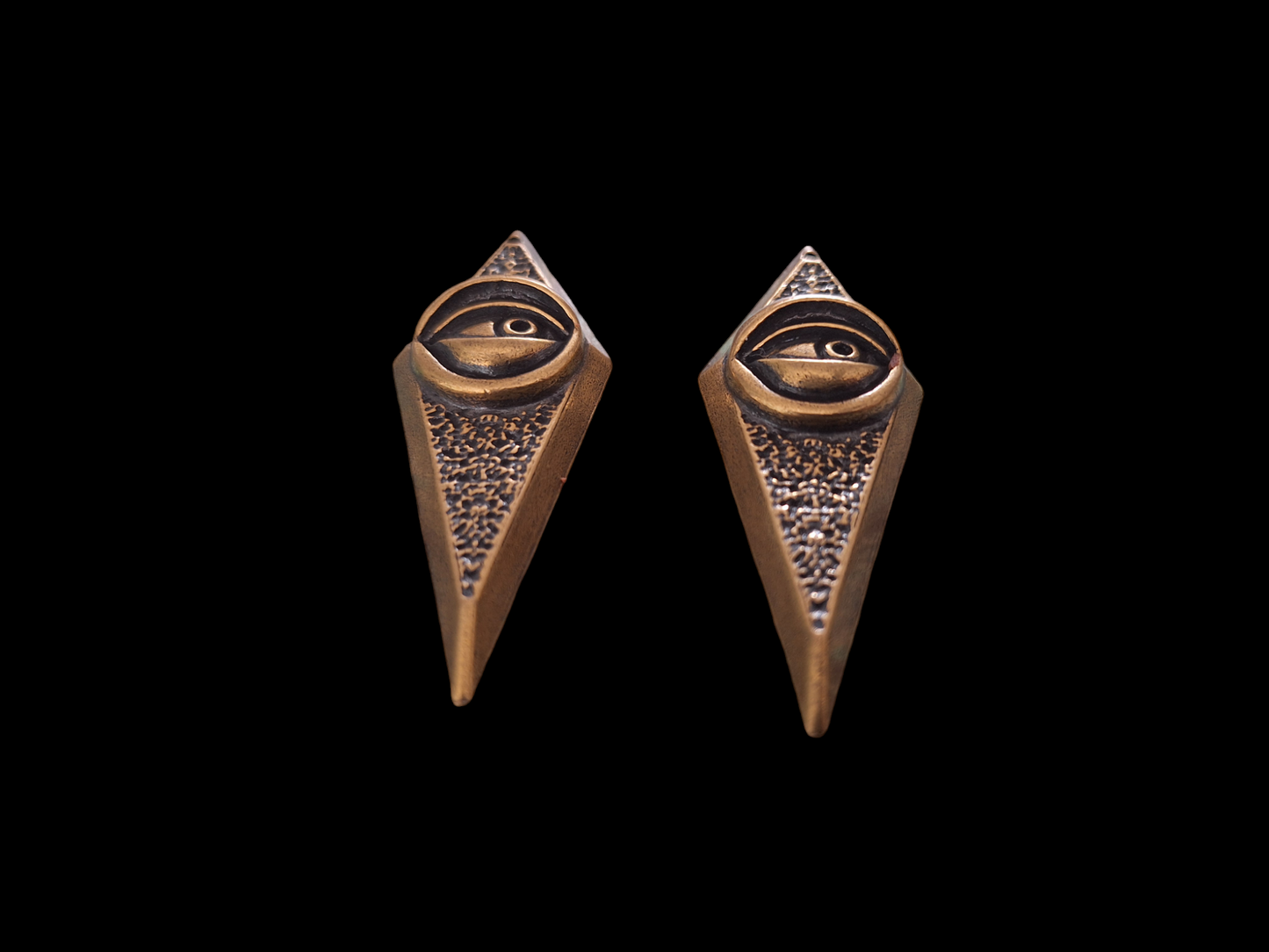 Eye in a rhombus pendant #1