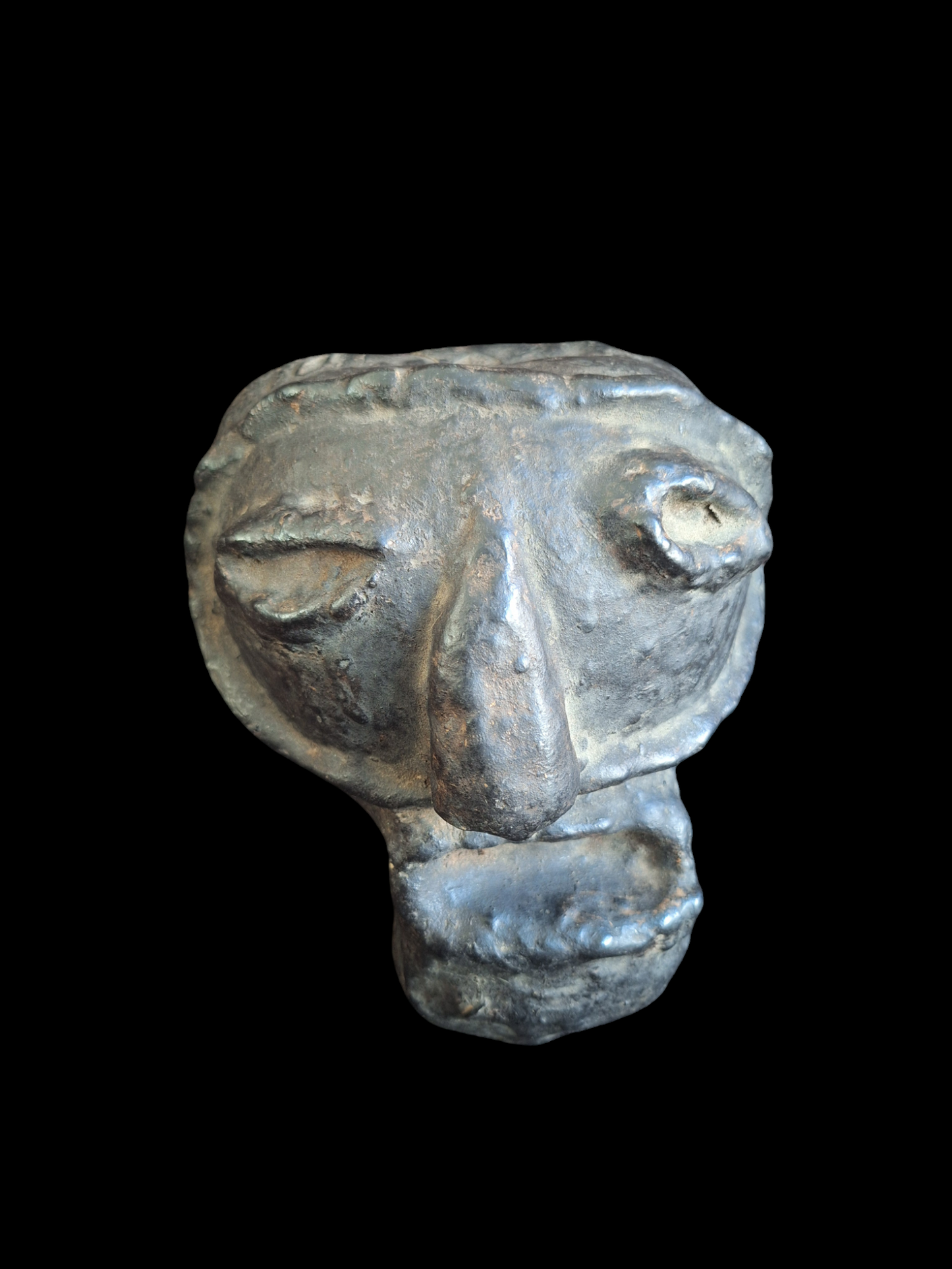 Antique Nepalese gourd mask