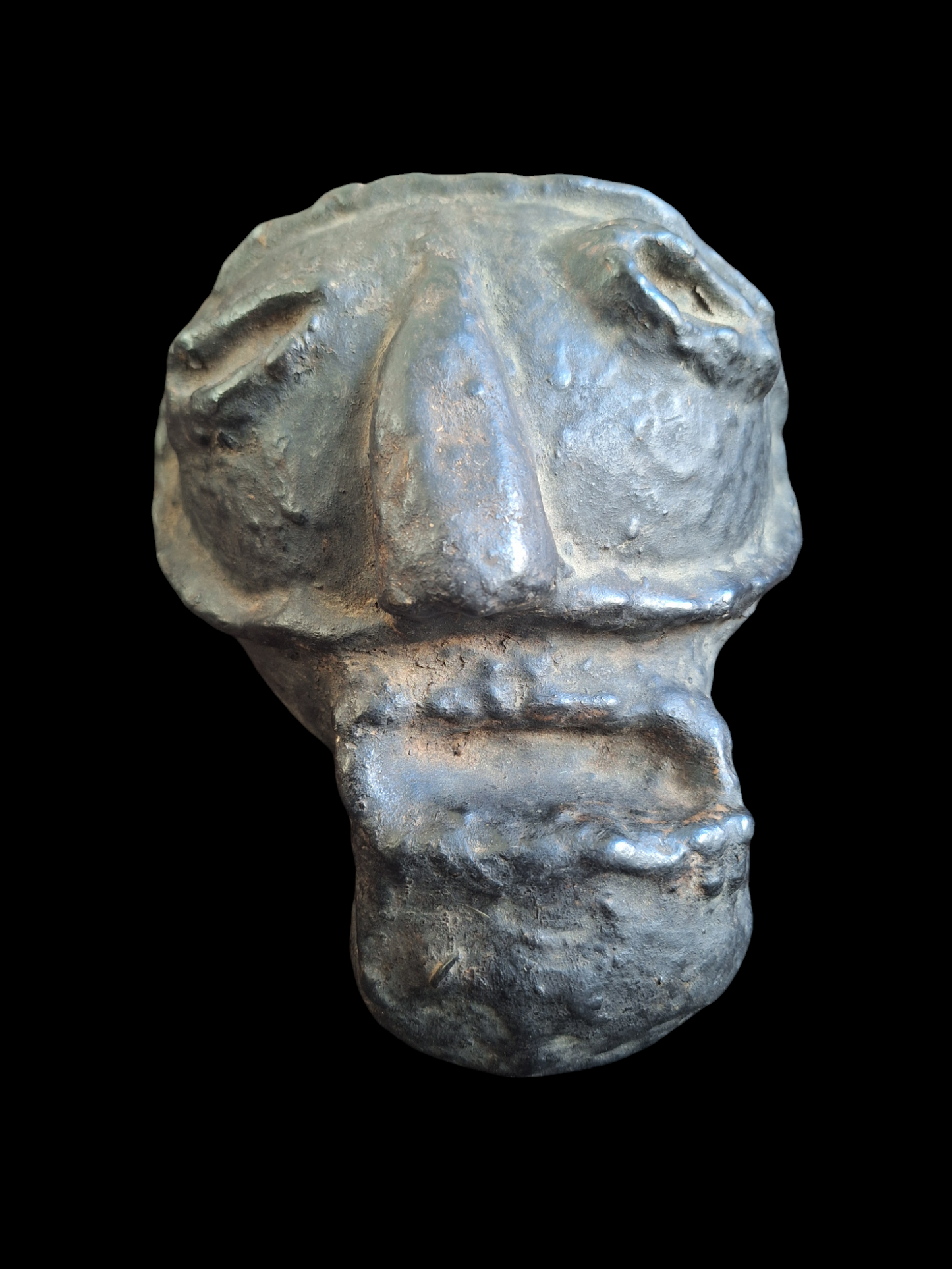 Antique Nepalese gourd mask