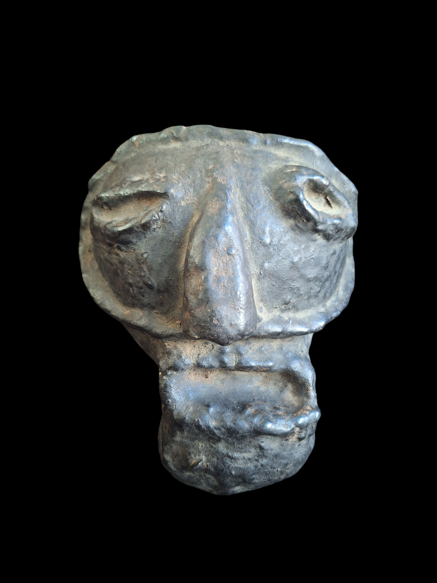 Antique Nepalese gourd mask