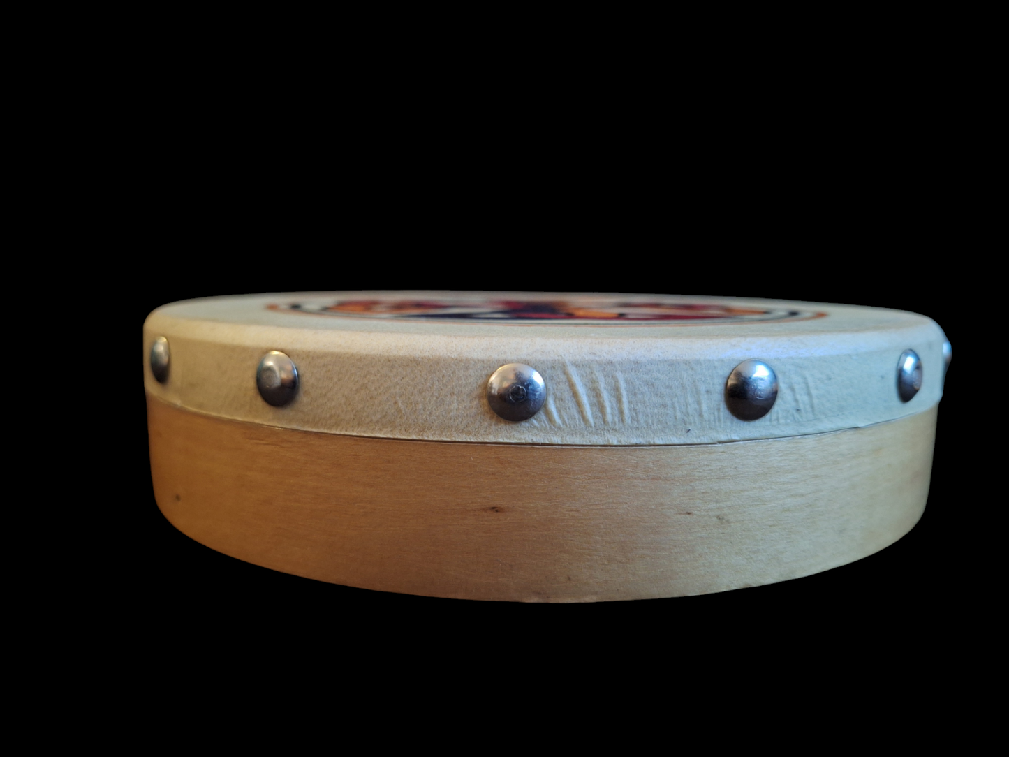 Mini bodhran with Celtic knot