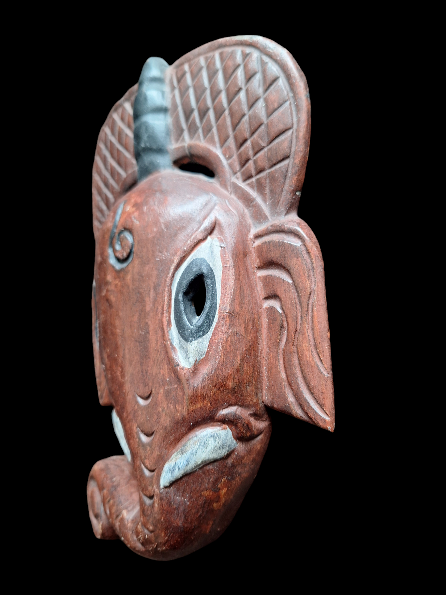 Vintage wooden Ganesha mask