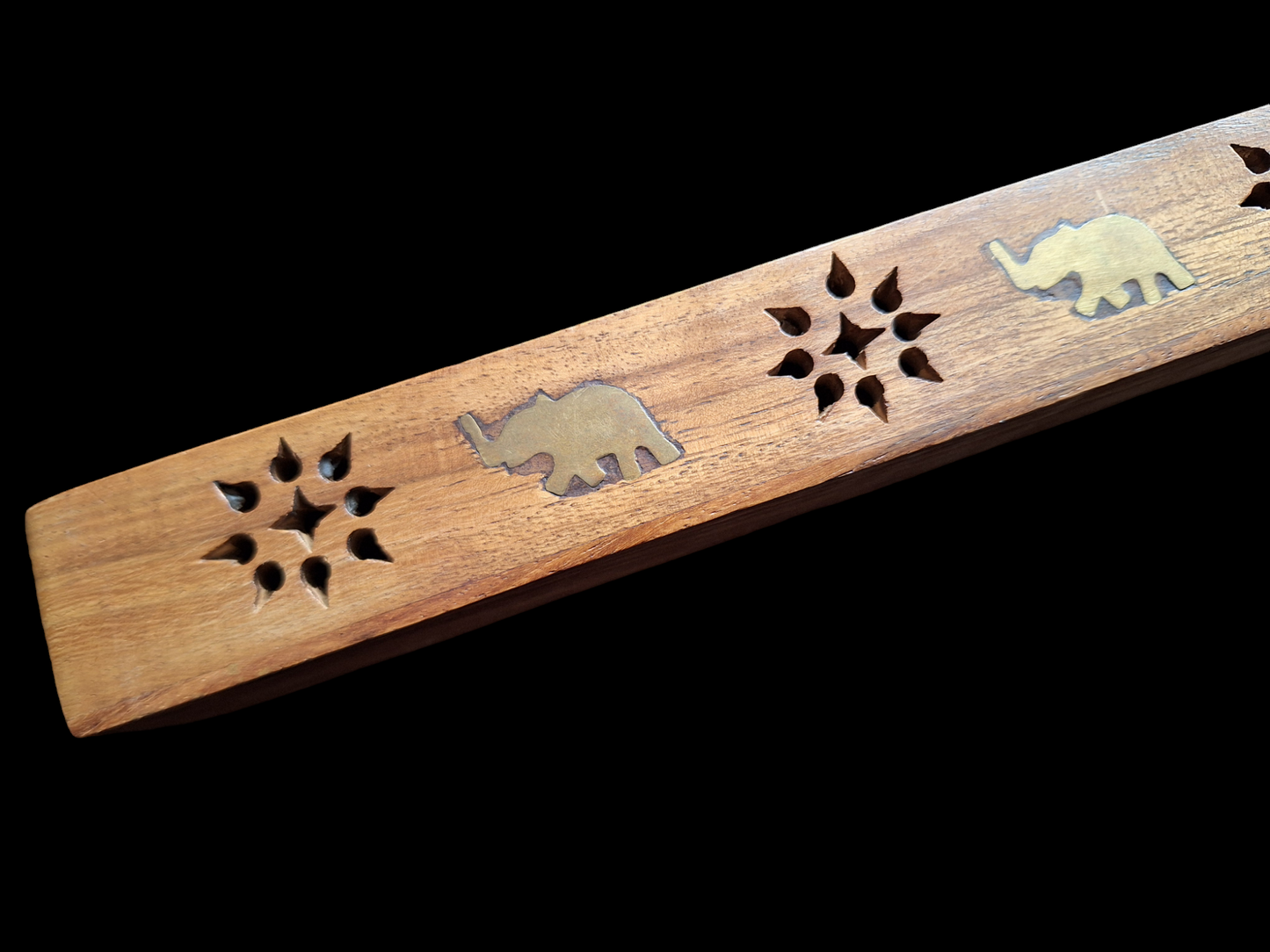 Wooden incense burner