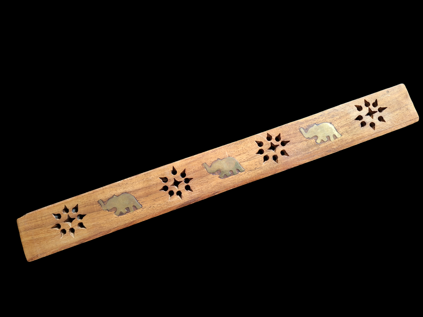Wooden incense burner