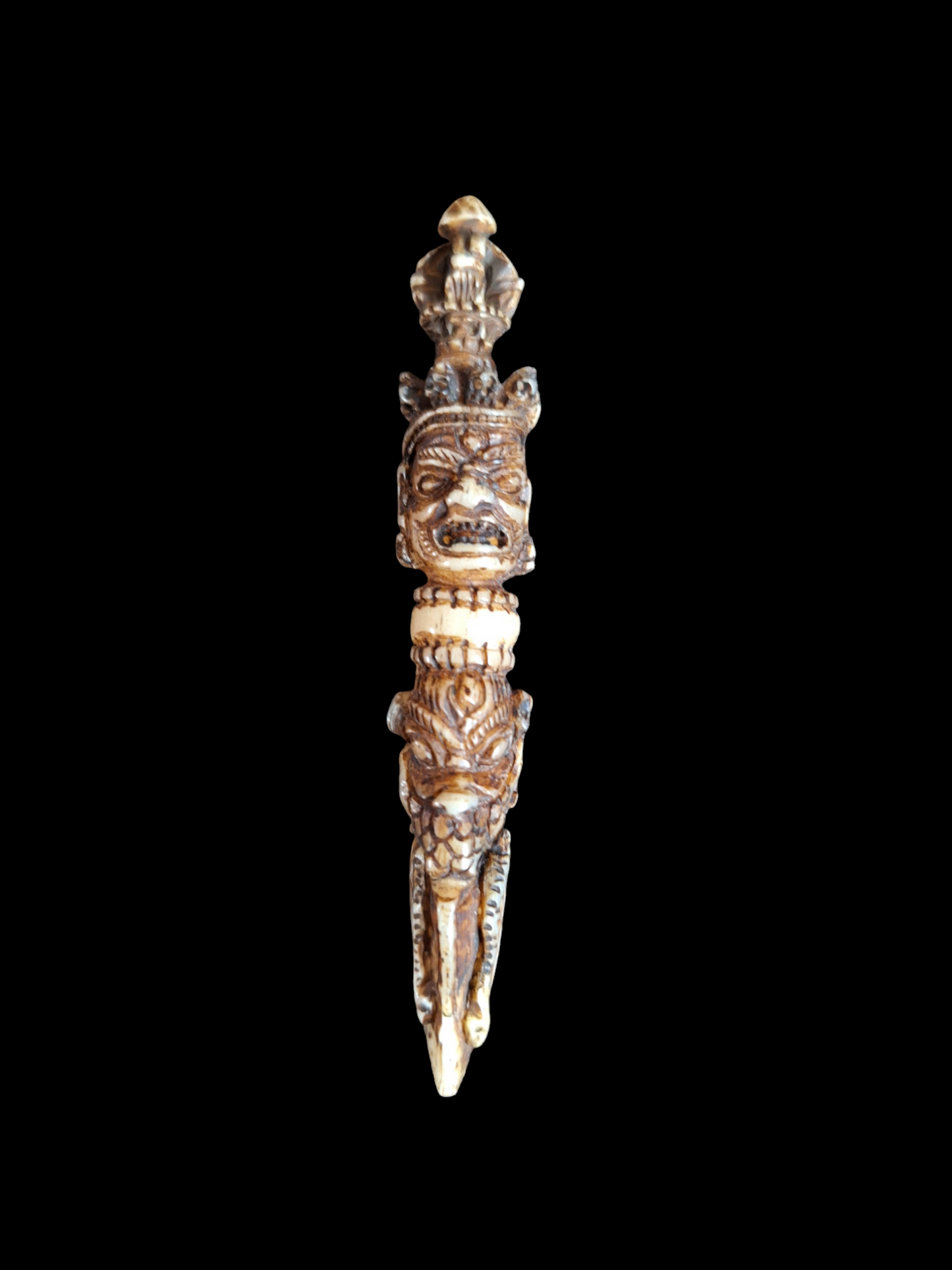 Vintage bone carved phurba