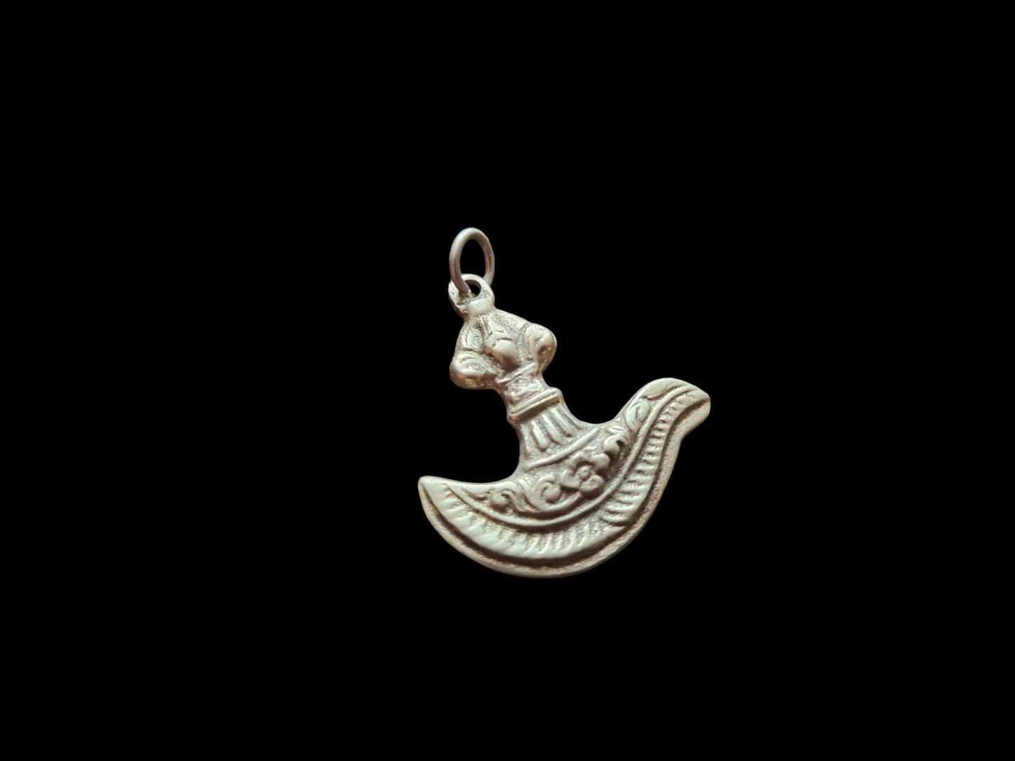 Vintage Tibetan silver pendant Kartika