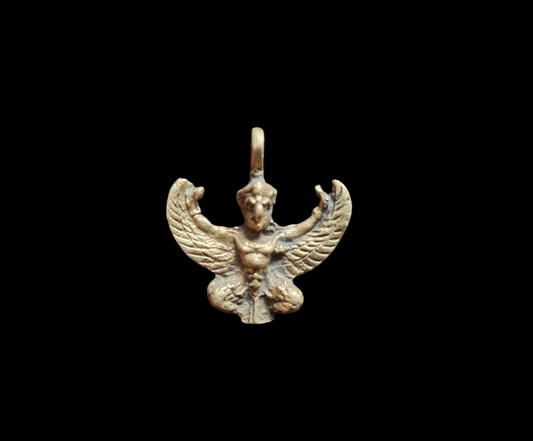 Vintage brass pendant Garuda