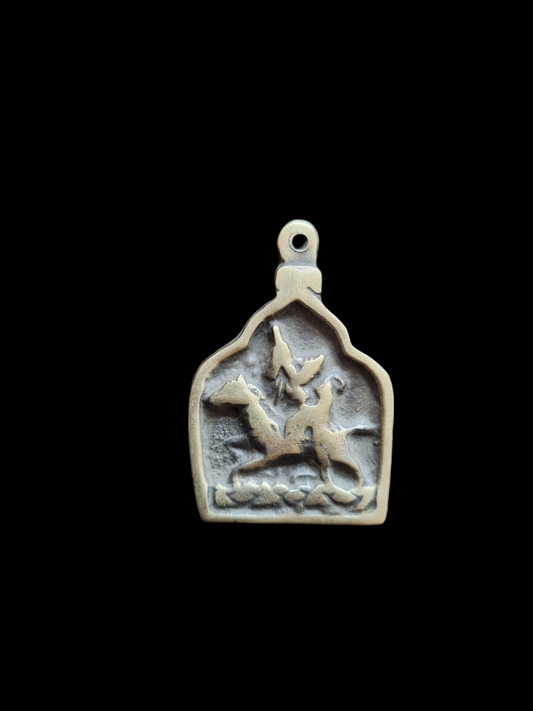 Antique bronze thogchag pendant Palden Lhamo