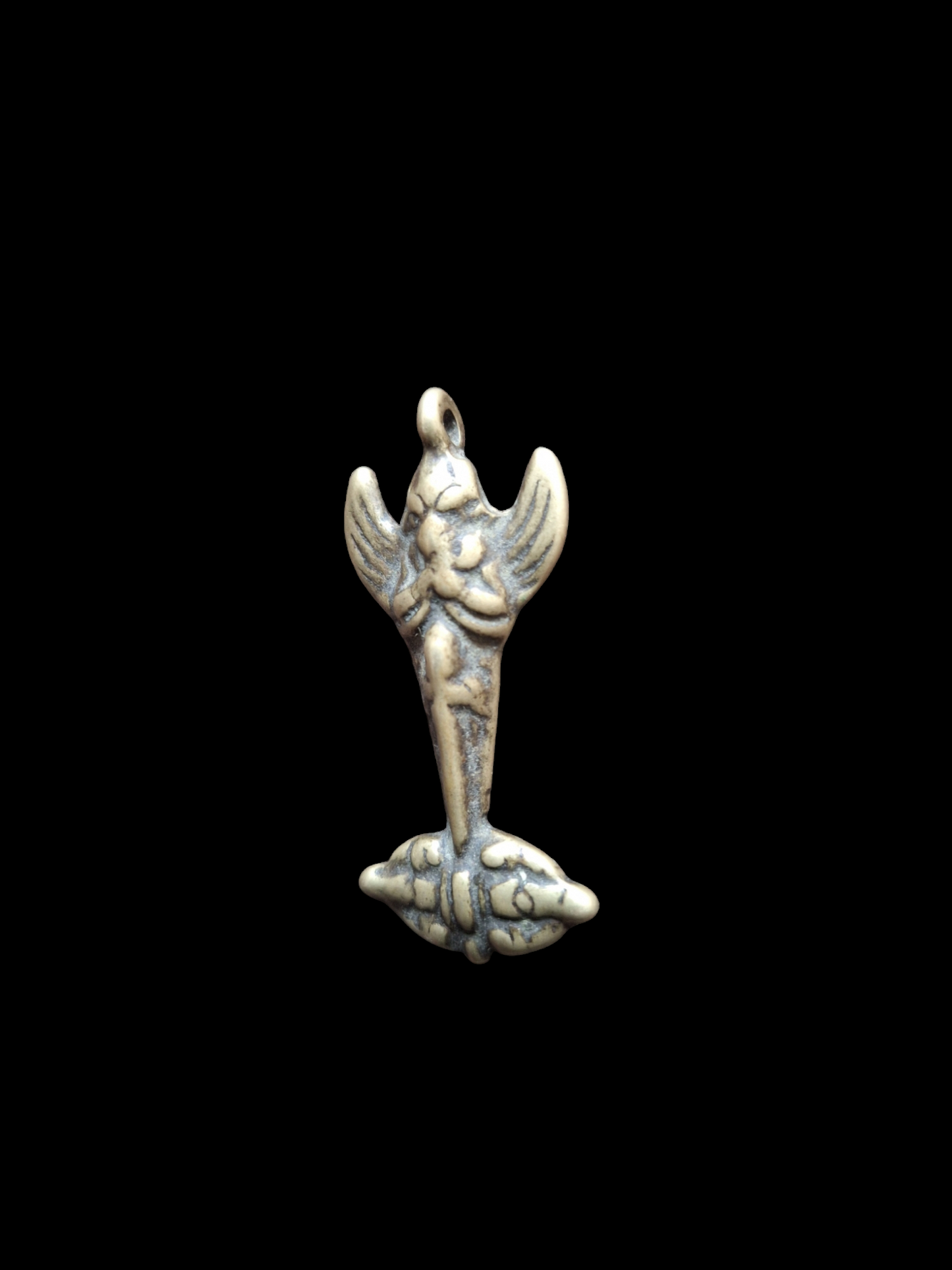 Old bronze thogchag pendant Vajrakilaya