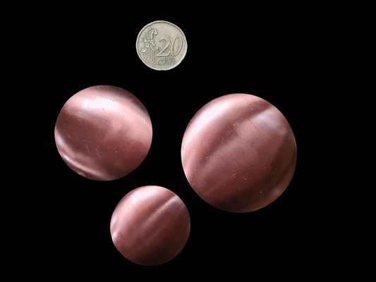 Copper coated mirrors (B-quality), set of 3