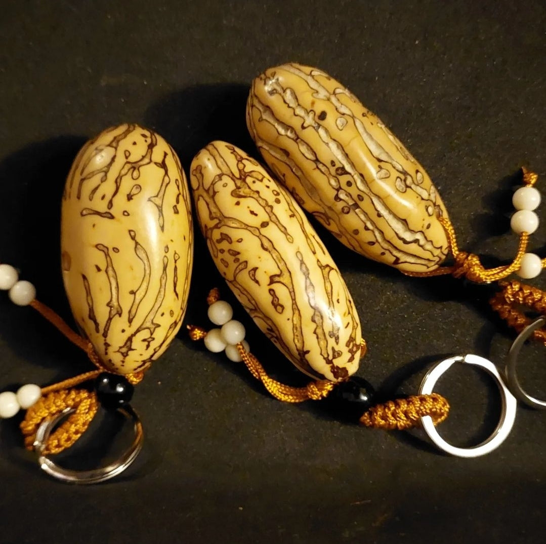 Bodhi seed keychain