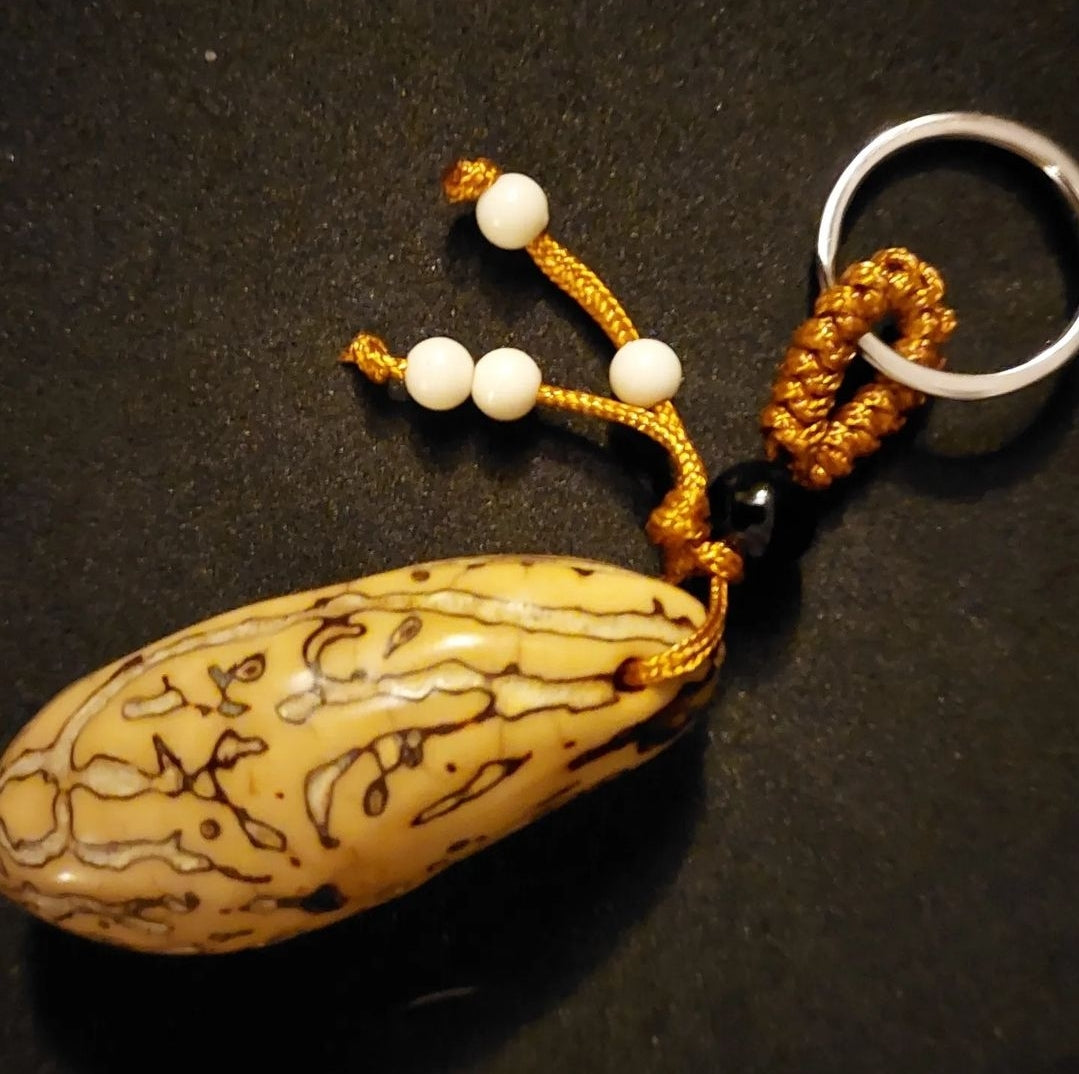 Bodhi seed keychain