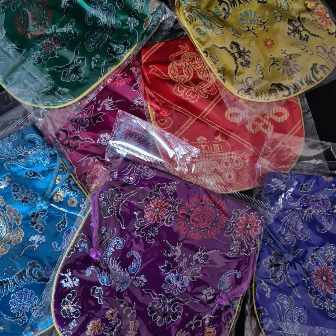 Tibetan silk pouch #2