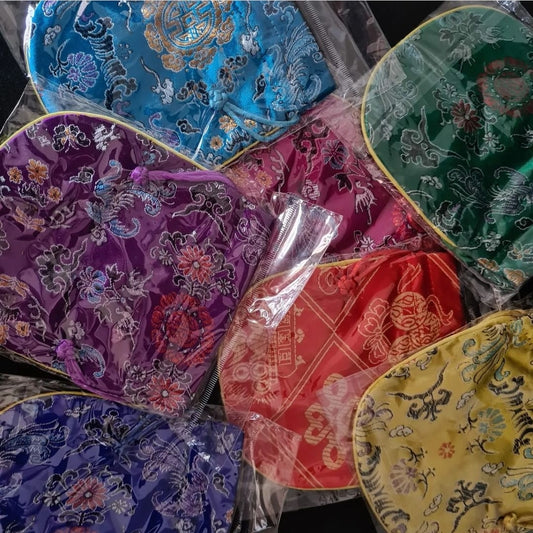 Tibetan silk pouch #2