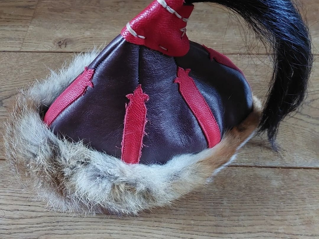 Mongolian Hats, set of two (adult size and child size)