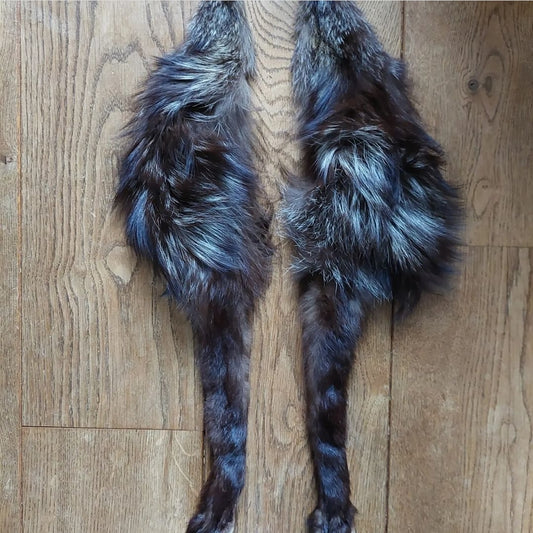 Fox leg hides, set of two