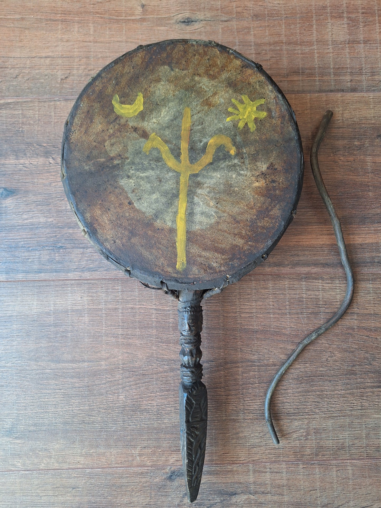 Old Nepalese dhyangro drum #11