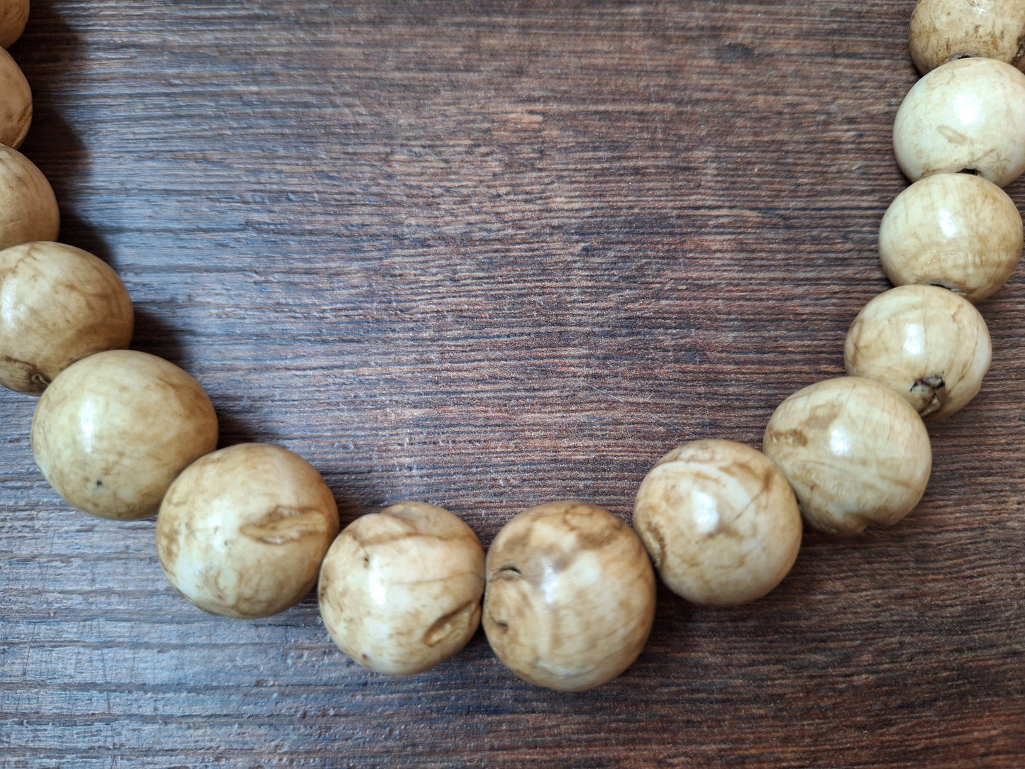 Old Nepalese conch shell necklace