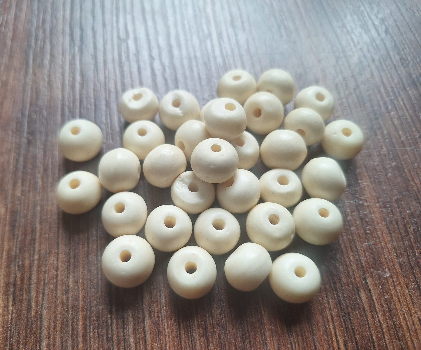 Vintage yak bone beads, set of 20