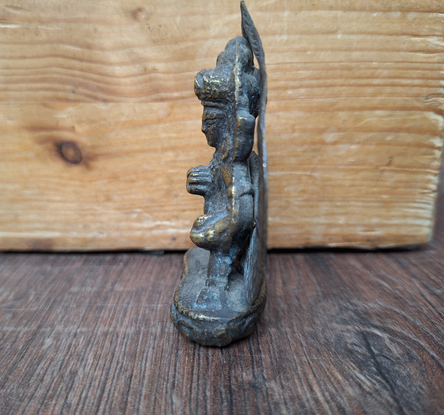 Antique bronze Kubera figurine