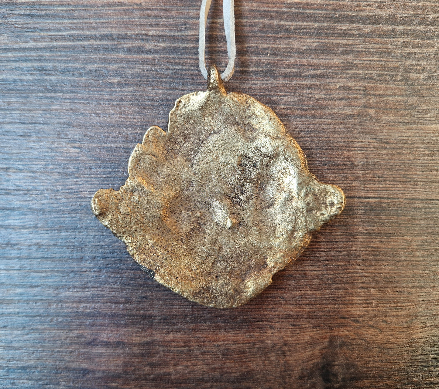 Vintage brass Cheppu pendant