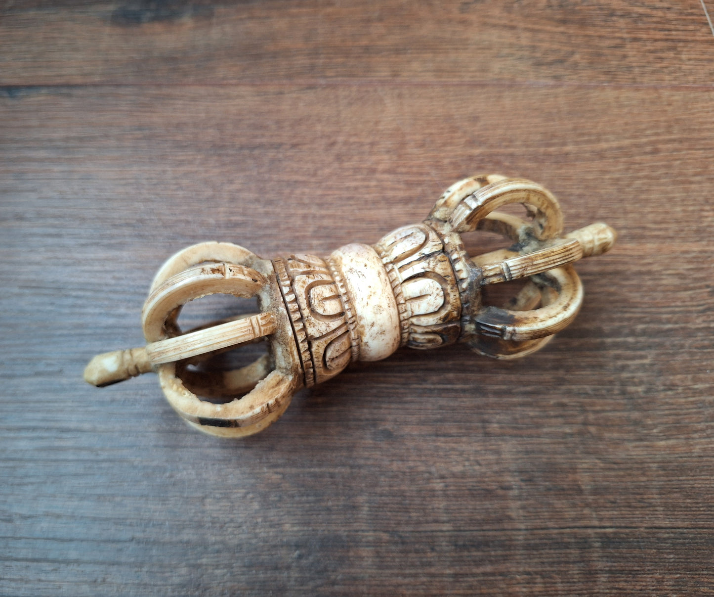 Vintage bone carved dorje