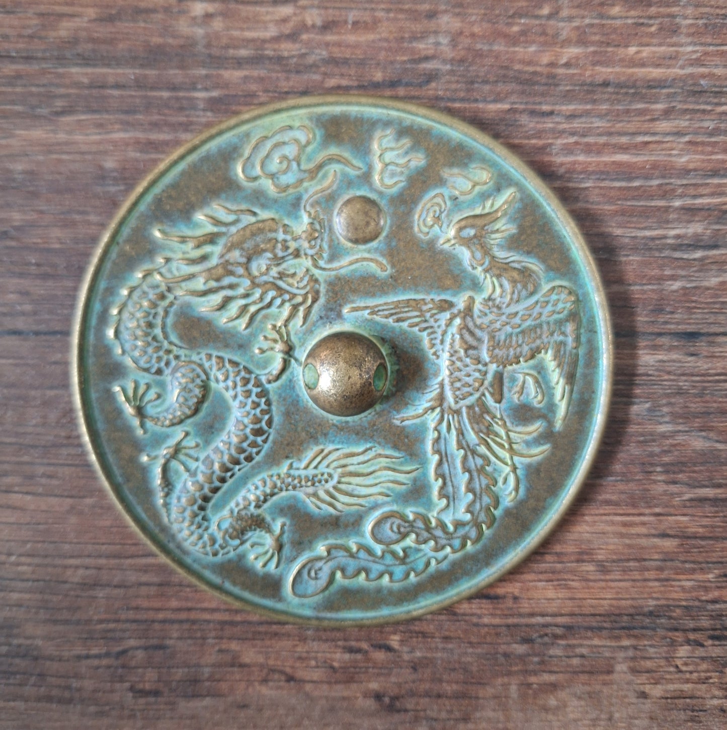 Chinese mirror Dragon and Phoenix 100 millimeters