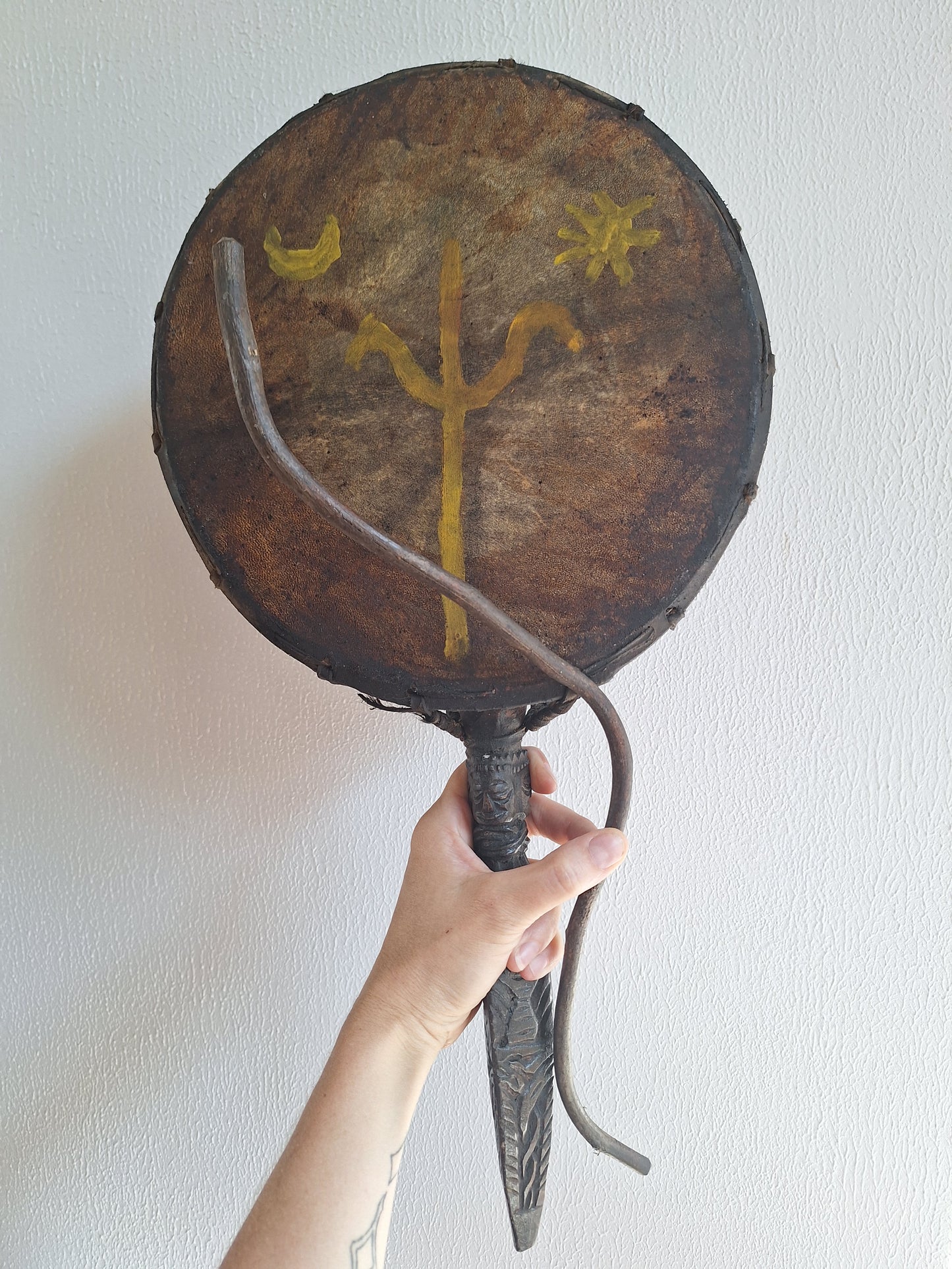 Old Nepalese dhyangro drum #11