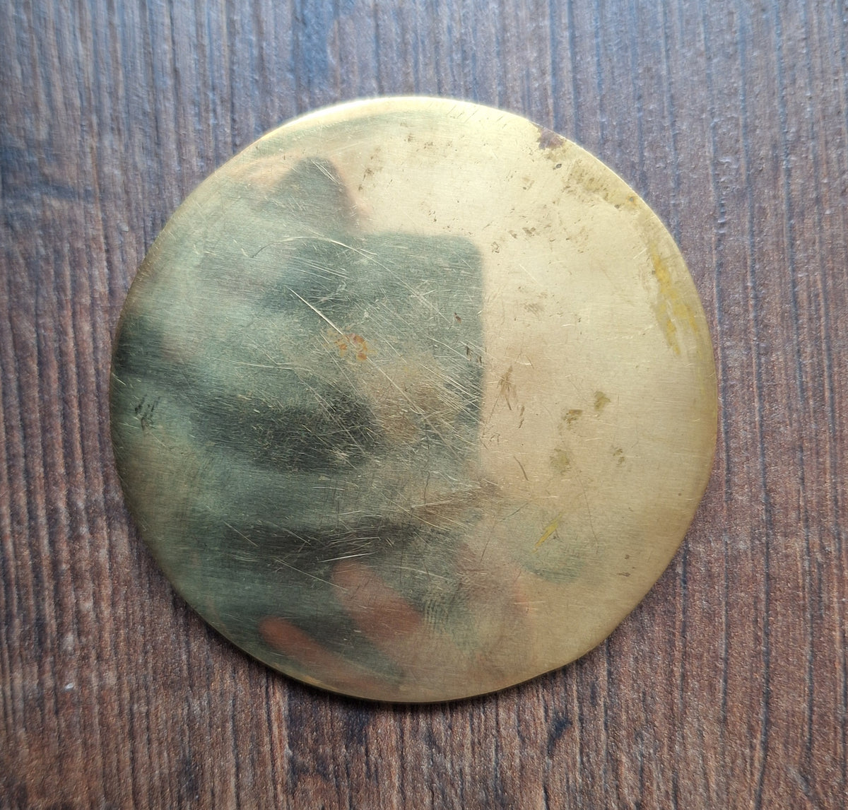Mongolian shamanic mirror Trigrams 70 millimeter