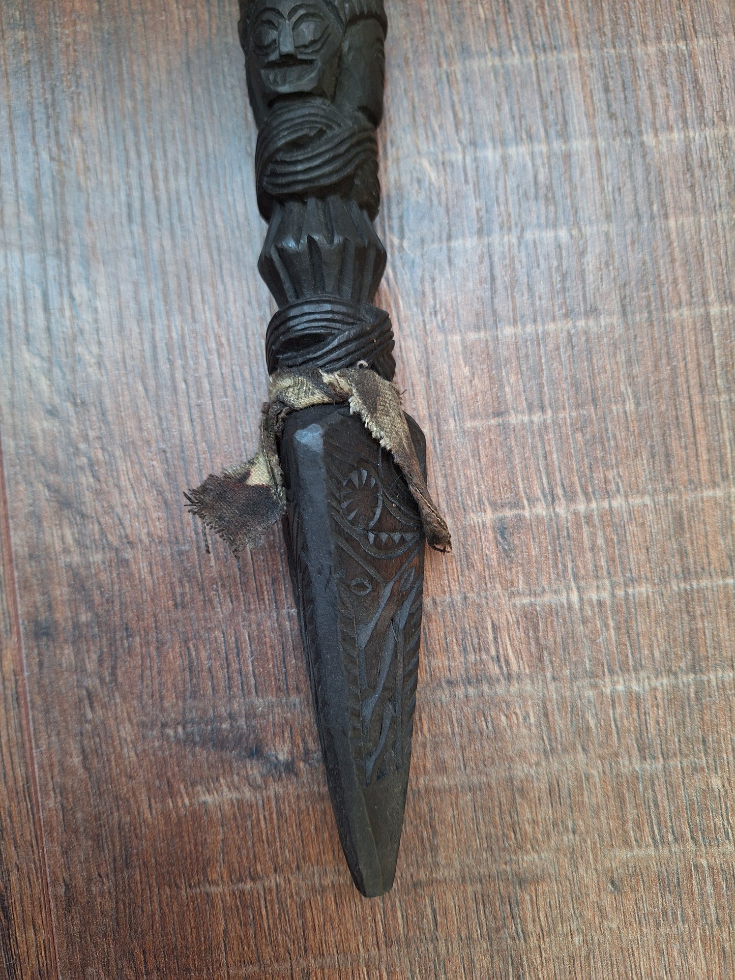 Antique wooden phurba #45