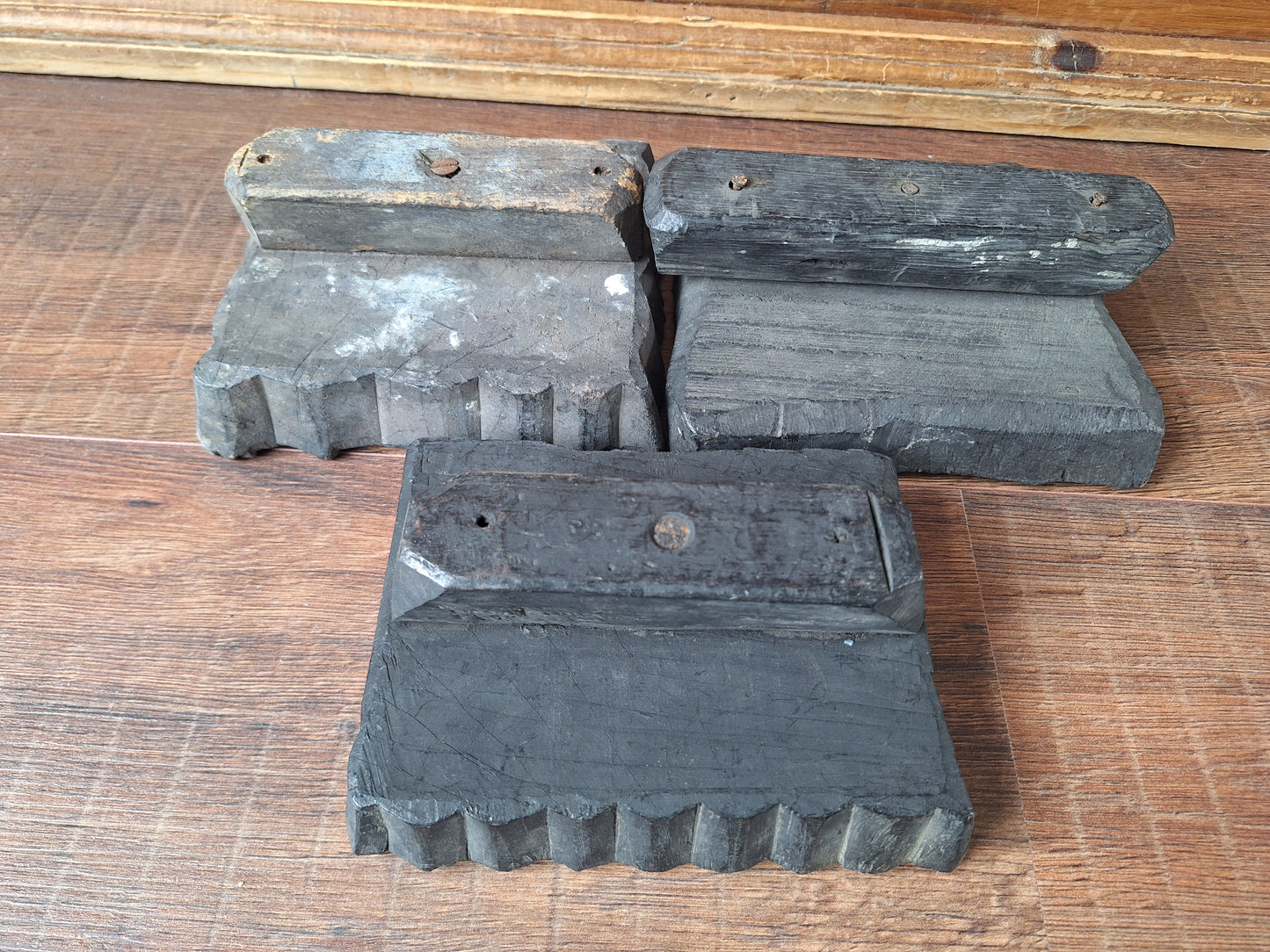 Old wooden Indian blockprint stamps