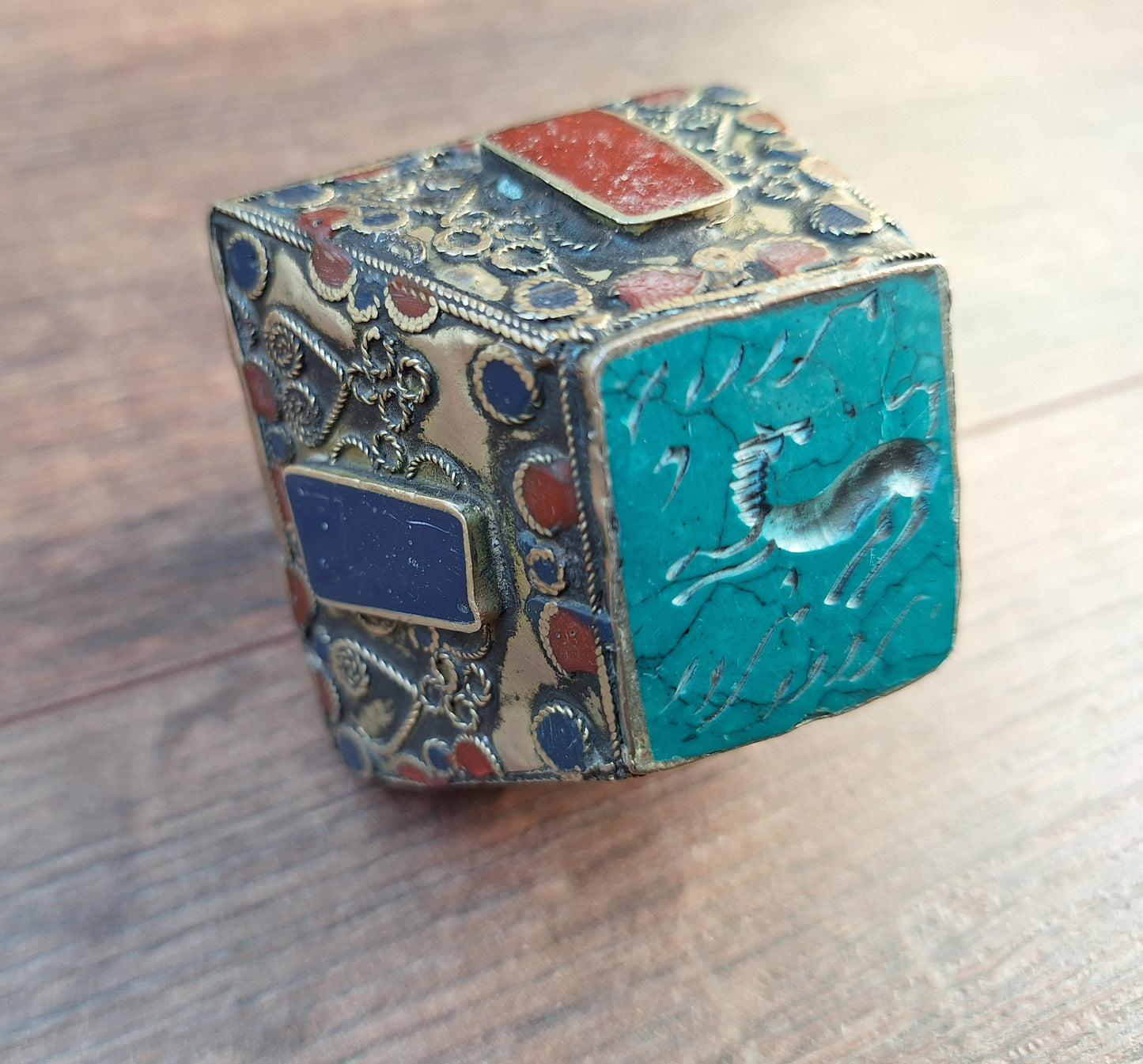 Vintage Kuchi tribal intaglio ring