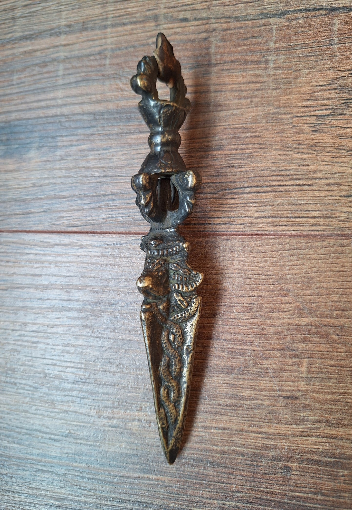 Antique bronze phurba #12