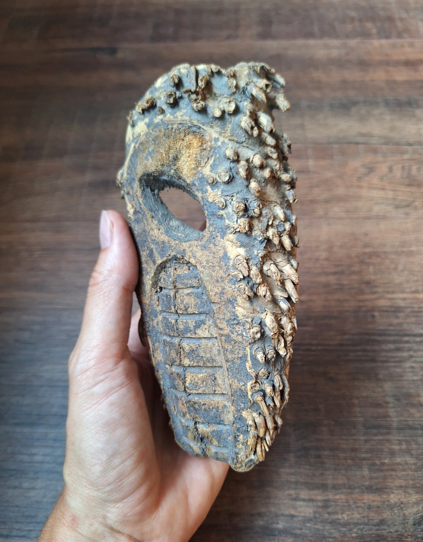 Nepalese palm tree root mask #8