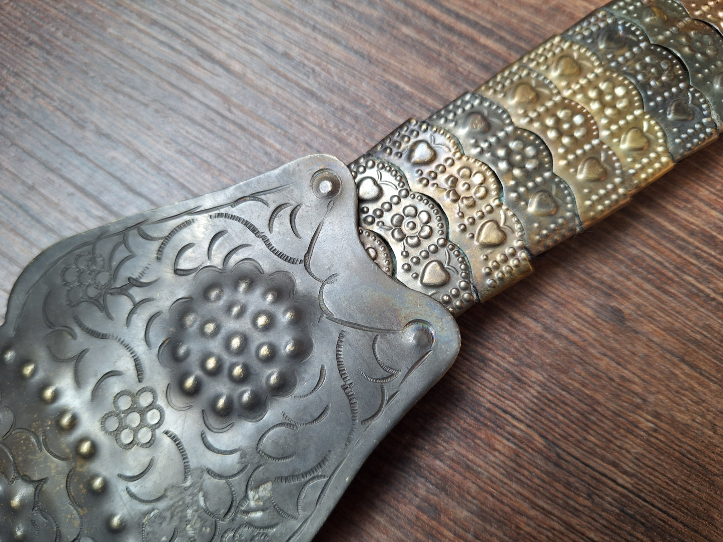 Vintage Ottoman brass belt