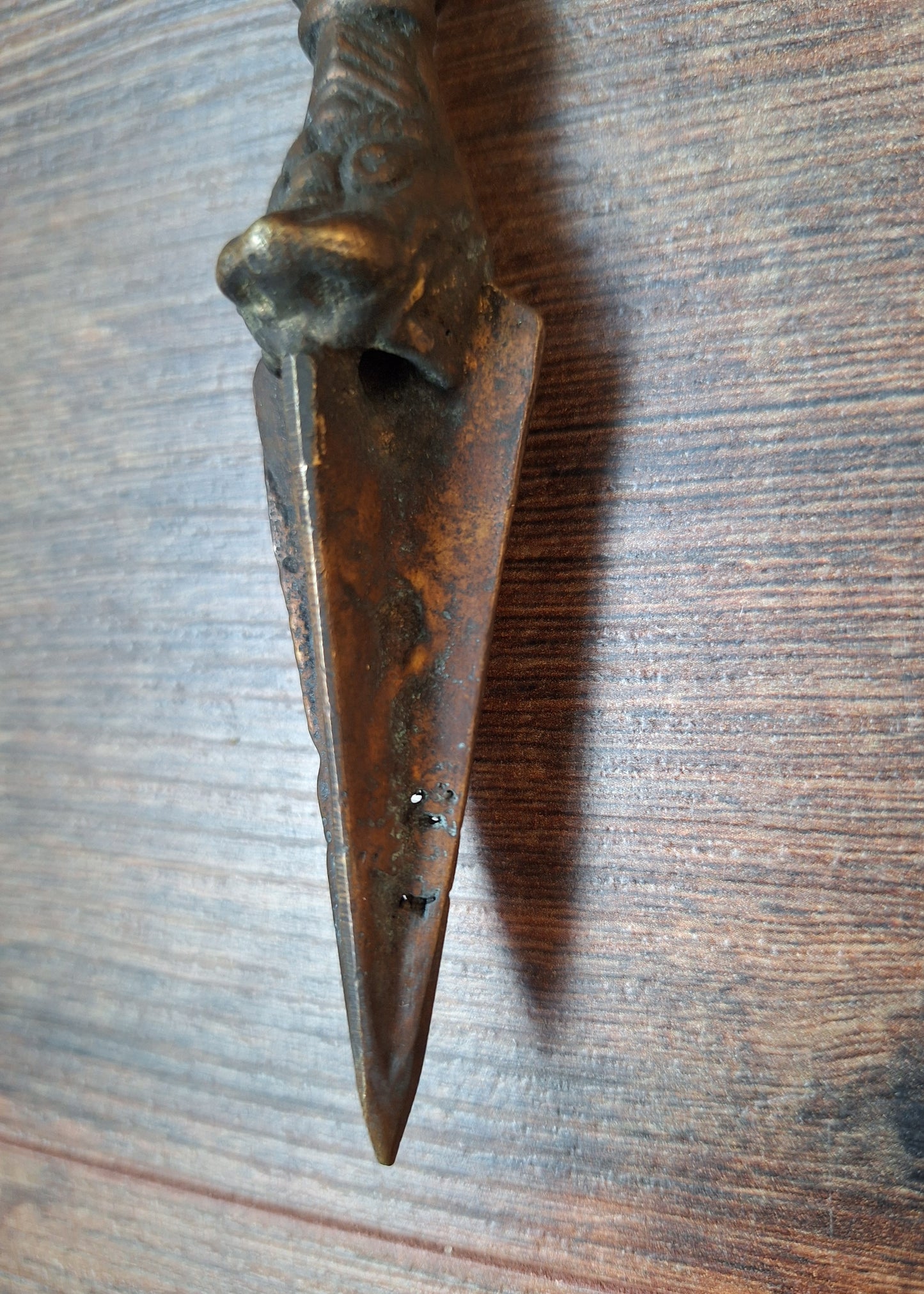 Antique bronze phurba #9
